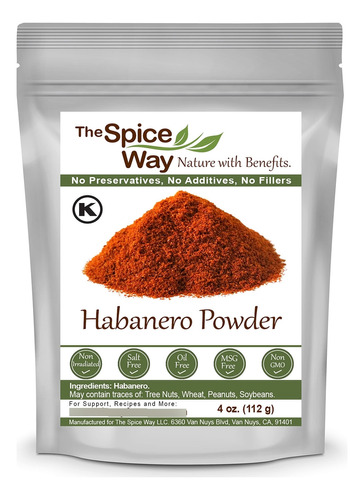 The Spice Way Pimiento Molido Habanero Premium - 4 Oz