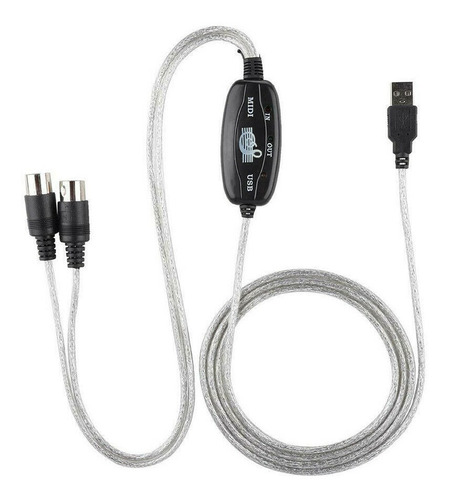 Cable Conexion Usb A Midi, Teclados, Guitarra Pianos