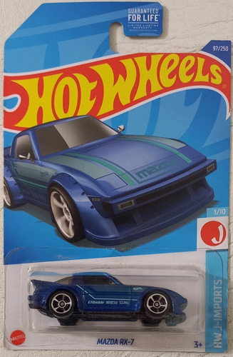 Mazda Rx-7 Azul Hot Wheels Mattel