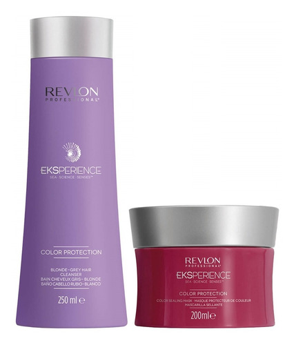 Shampoo Blonde +mascari Revlon Eksperience Color Protection