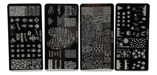 Nuevo Plantillas De Impresión De Uñas Estampación De Placas