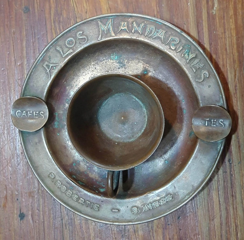Imagen 2 de 3 de Antiguo Cenicero Publicitario Los Mandarines. 29048