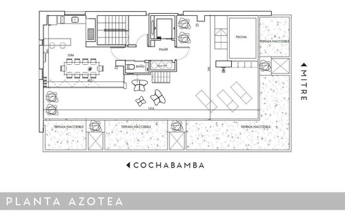 Imagen 17 de 17 de Departamentos De Studios, 1 Y 2 Dormitorios Con Amenities En Abasto