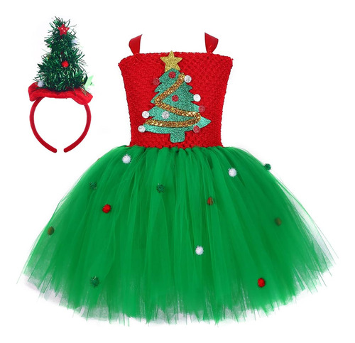 Disfraz De Árbol De Navidad De Tutu Dreams Para Niñas Y Niño