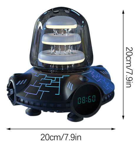 C Altavoz Bluetooth Q Light And Shadow 5005 Para Decoración De
