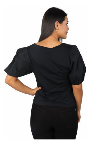 Blusa Atok 260182 Black M/c Globo