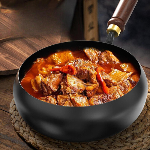 Sartén Wok Wok Chino Fondo Plano Fácil De Limpiar