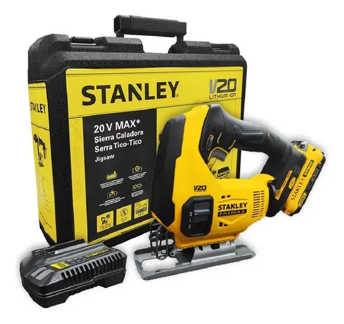 comprar Kit Serra Tico-tico 20v Fat Max Bivolt Scj600d1k-br Stanley