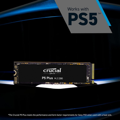 Imagen 4 de 7 de Ssd Crucial P5 Plus 1tb Pcie M.2 2280ss - Ct1000p5pssd8