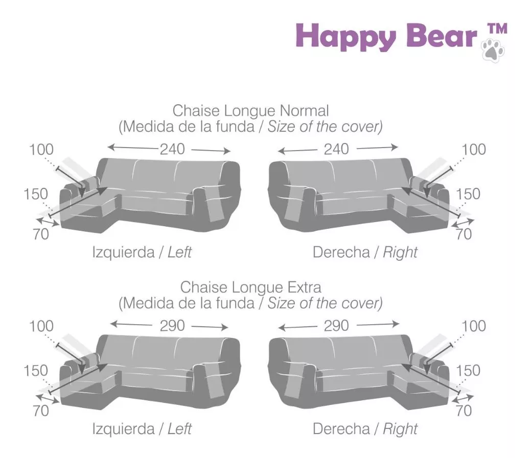 Segunda imagen para búsqueda de protector sofa l
