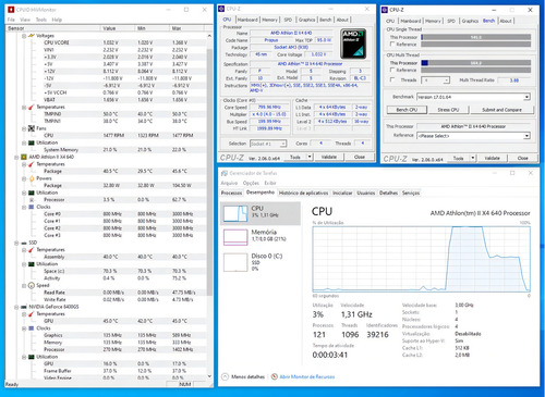 Processador Amd Athlon Ii X4 640 De 4 Núcleos Am2 Am3 (Recondicionado)