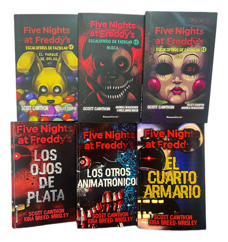 Pack Five Nights At Freddys (6 Libros)- Scott Cawthon