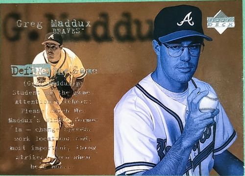 Greg Maddux,1.998 Upper Deck Atlanta Braves 