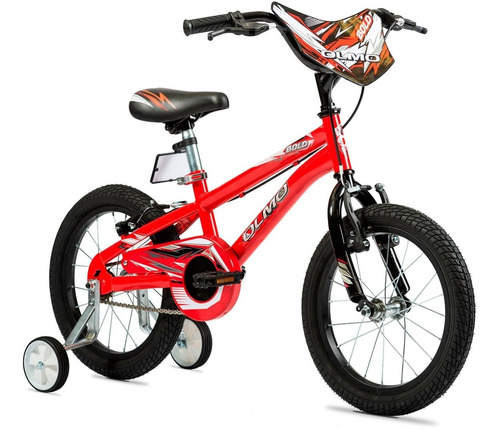 Bicicleta Infantil Olmo Cosmo Nautas Rodado 16 Nene Acero