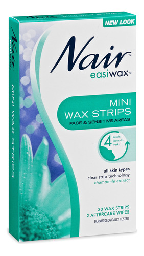 Nair Eliminador De Pelo Easiwax Mini Tiras De Cera, Paquete