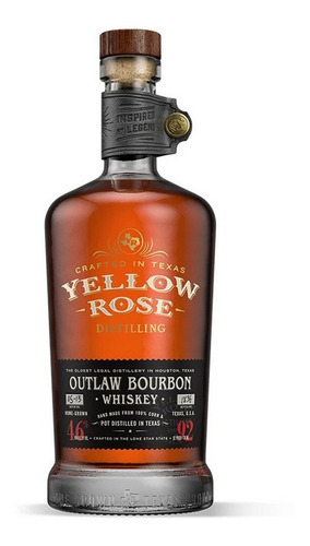 Imagen 1 de 3 de Yellow Rose Outlaw Bourbon Whiskey