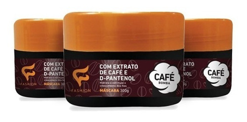 Atacado - 18 Produtos Mascara Capilar Cafe Bomba Fashion