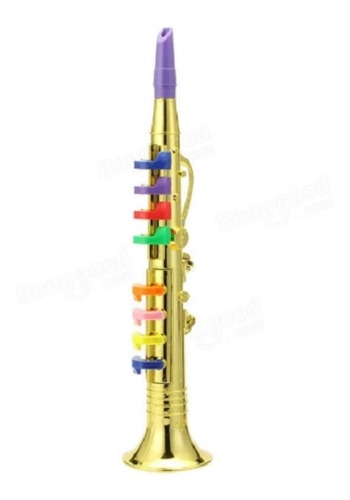 Saxofone Infantil Clarinete Flauta Acustico Brinquedo Musica