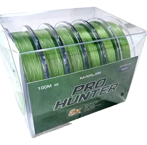 Linha Pesca Multifi. Maruri Pro Hunter 8x Fina 0,18mm 8 Fios