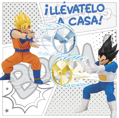 Dragon Ball Super Goku Vegeta Lanza Y Gira Kamehameha | Envío gratis
