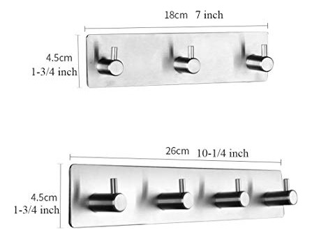 Ganchos Autoadhesivos De Acero Inoxidable, Colgador Resisten