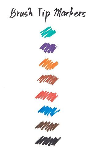 Prismacolor Premier 8 Marcadores Illustration Brush Tip