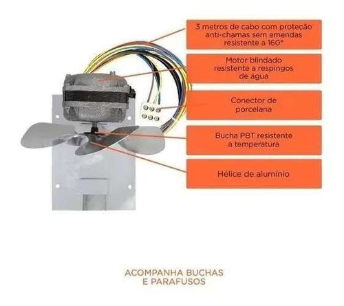 Imagem 3 de 6 de Exaustor Para Churrasqueiras Fio Resistente A 300° 150mm Itc