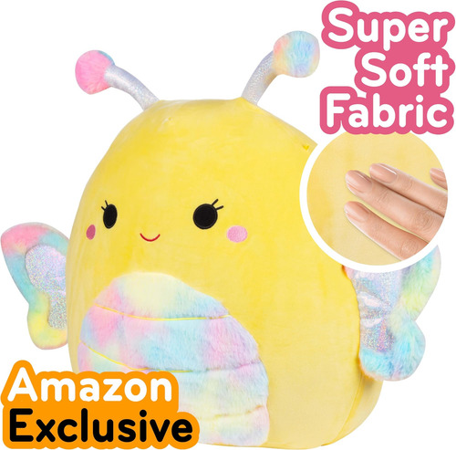 Squishmallows Original Mariposa Amarilla Grande De 16 De
