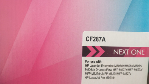 Toner Para Laserjet Pro M501 M501dn 87a Cf287a 287 287a Negro