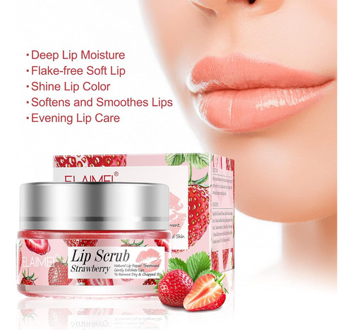 Exfoliante De Labios, Exfoliante De Matorrales De Labios Y H