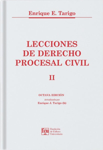 Libro Lecciones De Derecho Procesal Civil 2 / Enrique Tarigo