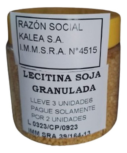 Lecitina De Soja Granulada 100g