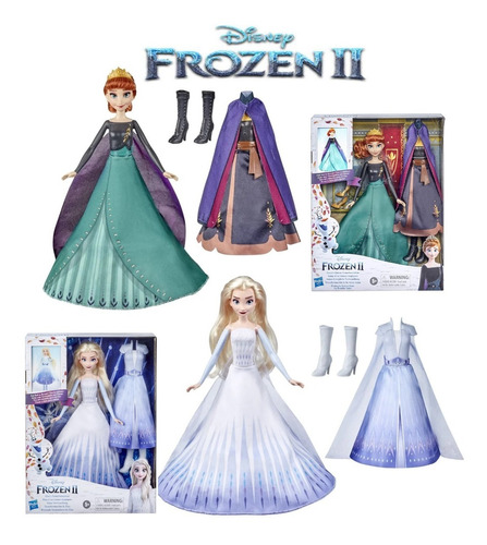 Disney Frozen 2 Elsa Y Anna Transformacion De Reinas 