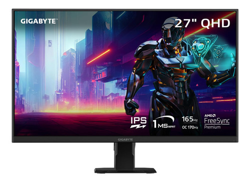 Monitor Para Juegos Gigabyte Gs27q 27 165 Hz 1440p, Pantalla