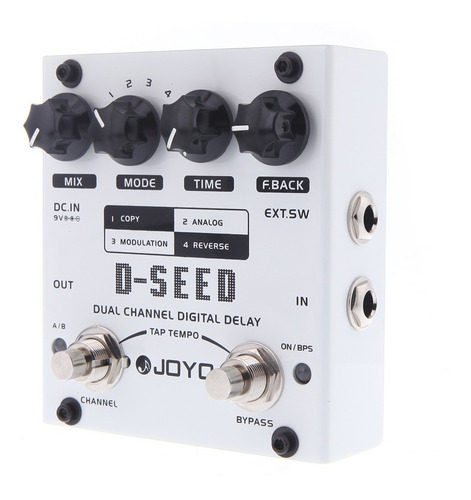 Joyo D-seed Doble Canal Digital Delay Pedal De Efectos De