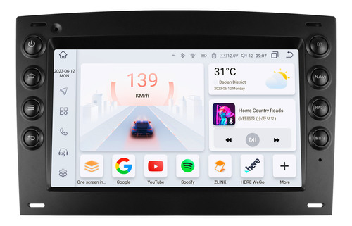 Estéreo Carplay 2+32g Para 02-09 Renault Megane 2 Gps