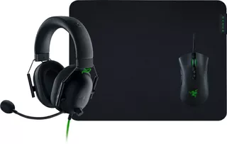 Combo Gamer Razer Equipo De Combate Audífonos Pad Y Mouse