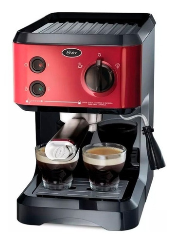 Cafetera Express Oster Cmp65r 19 Bar Cápsulas Nespresso