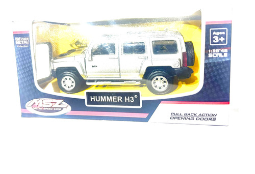 Auto Metal Hummer H3 Escala 1:38 Msz