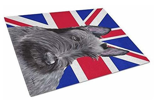 Cutting Board Scottish Terrier With English Union Jack