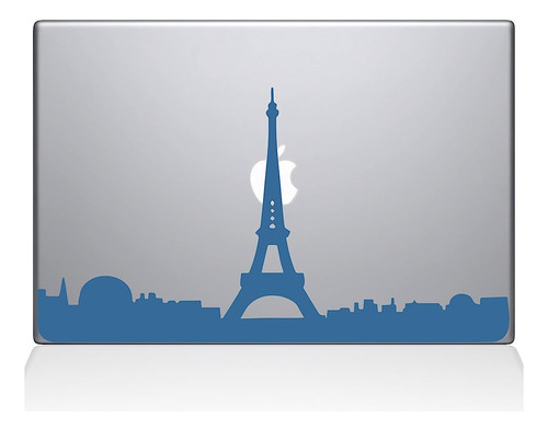 La Calcomanía Guru 2070-mac-13p-lb Paris City Skyline Cal
