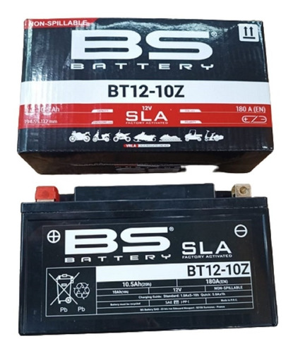 Bateria Original Bs Bt12-10z Beta Zontes R310 T310 R350 T350