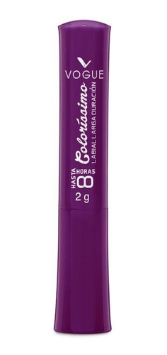Imagen 2 de 4 de Labial Vogue Larga Duracion Colorissimo