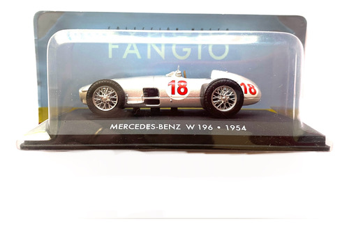 Auto A Escala 1:43 Mercedes Benz W196 Año 1954 Museo Fangio Gris