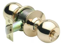Comprar Cerradura Cilíndrica Pomo Baño Dormitorio Chapas Chapa Llave