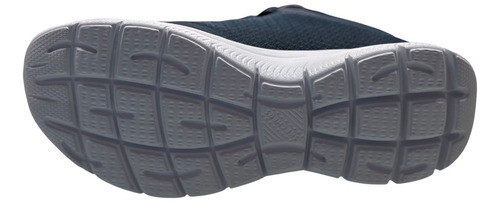 Tenis Skechers Deportivo Memory Foam Comodos Marino 10001mx