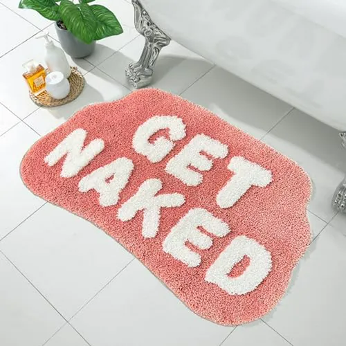 Tapete De Baño Get Naked Leebox, Antideslizante Y Divertid