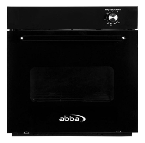 Horno De Empotrar Abba Gas Propano Hge 20 V N Color Negro