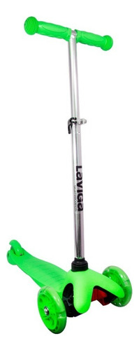 Scooter Patín Del Diablo Con Luces Led Para Niños Y Niñas Color Verde