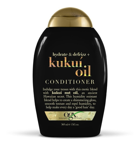 Ogx Conditioner Hydrate & Defrizz Kukui Oil 385ml